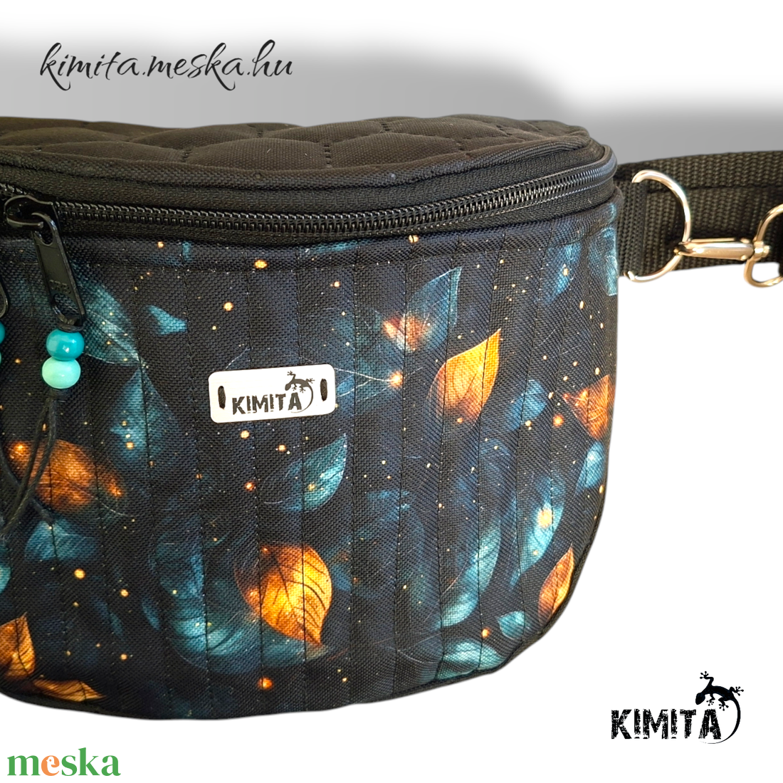 Levél mintás crossbody táska - táska & tok - kézitáska & válltáska - vállon átvethető táska - Meska.hu
