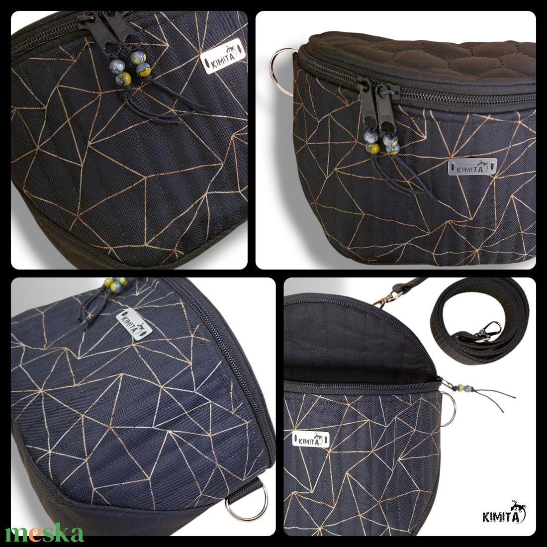 Márvány mintás crossbody táska - táska & tok - kézitáska & válltáska - vállon átvethető táska - Meska.hu