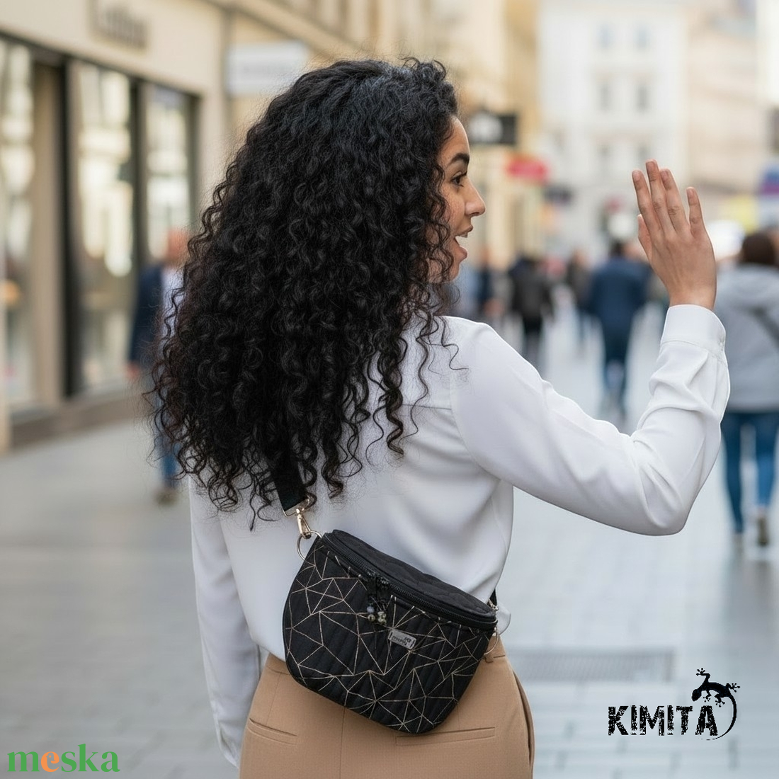 Márvány mintás crossbody táska - táska & tok - kézitáska & válltáska - vállon átvethető táska - Meska.hu