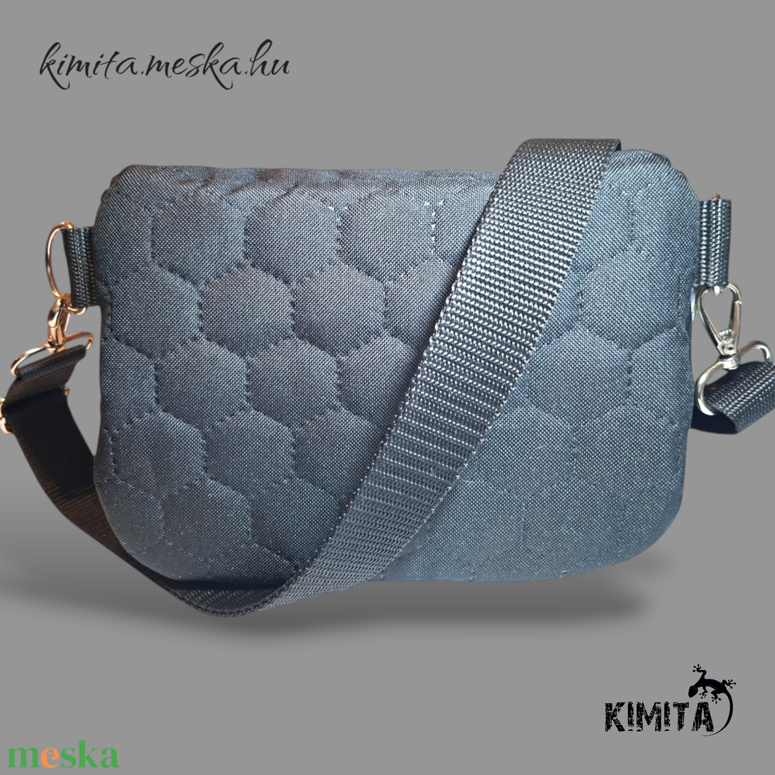 Virágok crossbody táska - táska & tok - kézitáska & válltáska - vállon átvethető táska - Meska.hu
