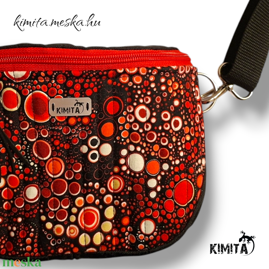 Buborék mintás crossbody táska - táska & tok - kézitáska & válltáska - vállon átvethető táska - Meska.hu