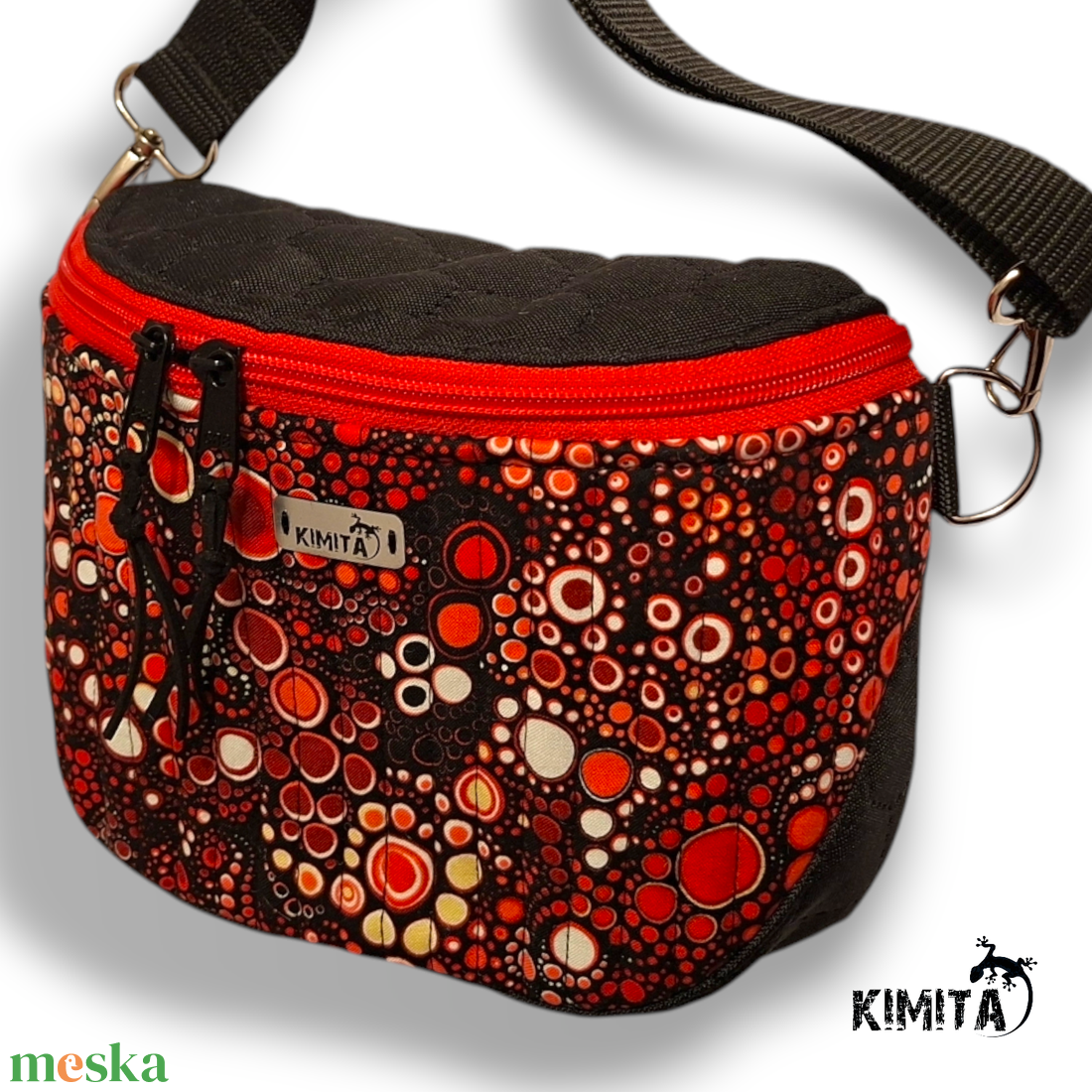 Buborék mintás crossbody táska - táska & tok - kézitáska & válltáska - vállon átvethető táska - Meska.hu