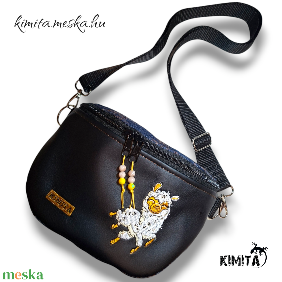 crossbody táska-bárány - táska & tok - kézitáska & válltáska - vállon átvethető táska - Meska.hu
