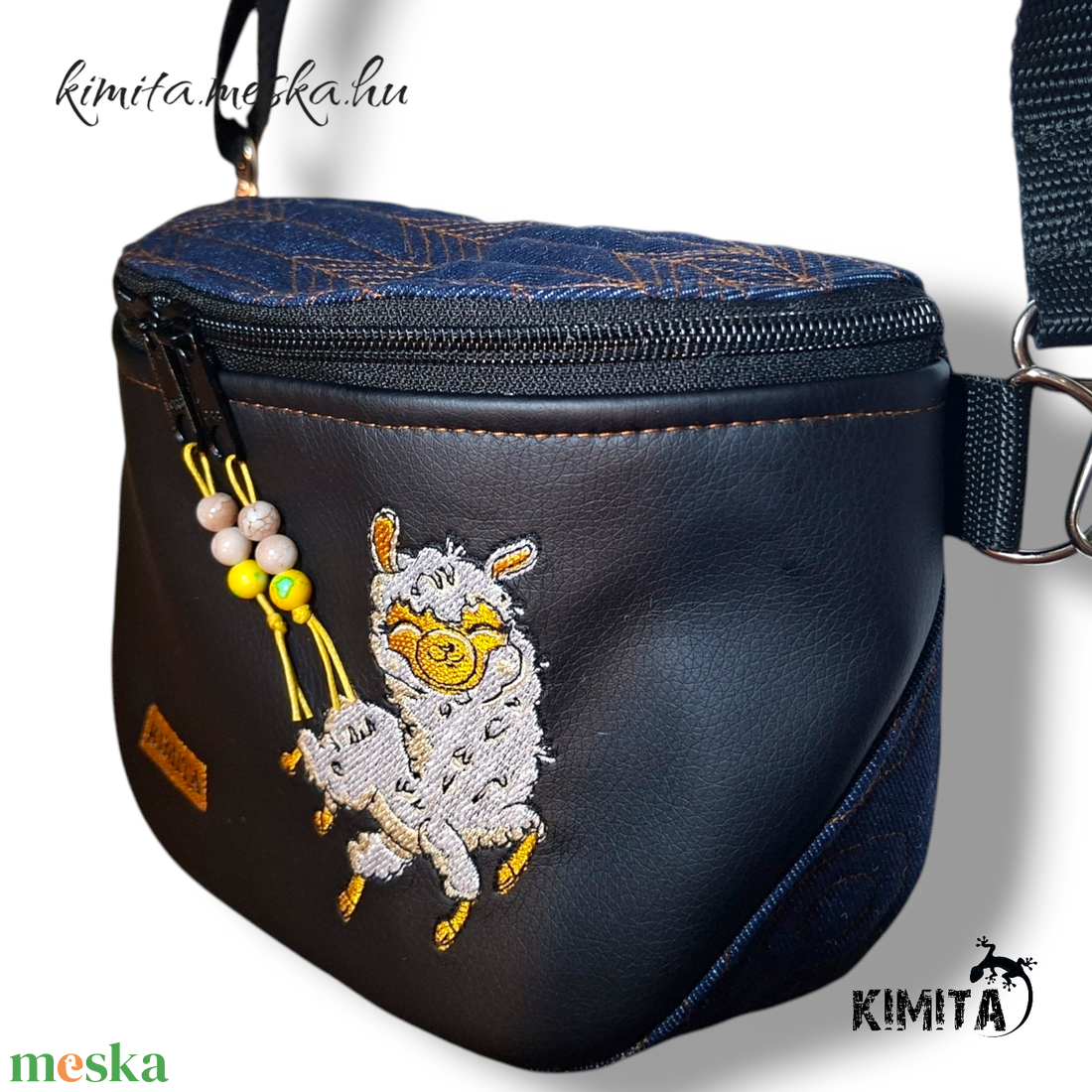 crossbody táska-bárány - táska & tok - kézitáska & válltáska - vállon átvethető táska - Meska.hu