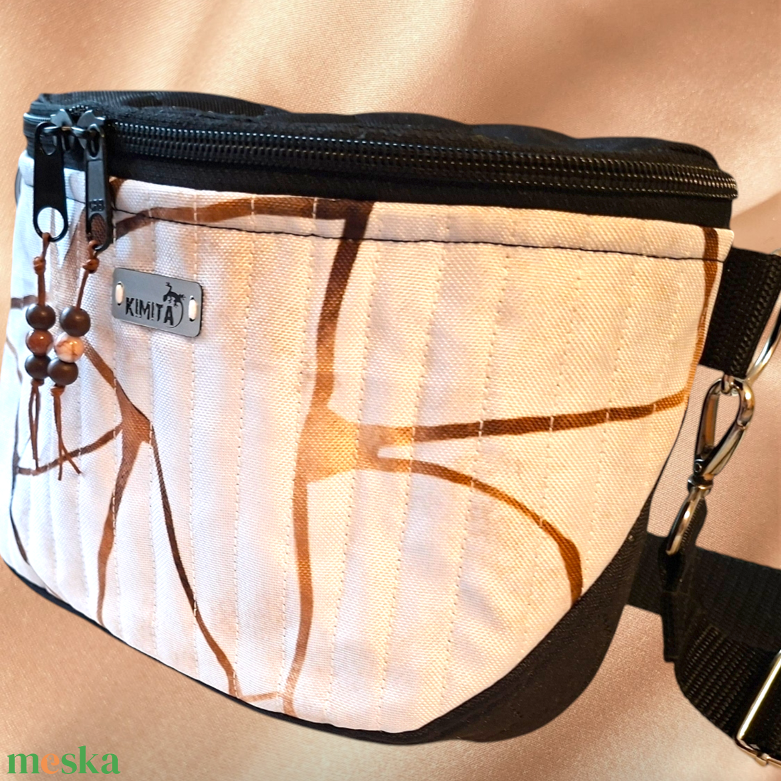 Márványos crossbody táska - táska & tok - kézitáska & válltáska - vállon átvethető táska - Meska.hu