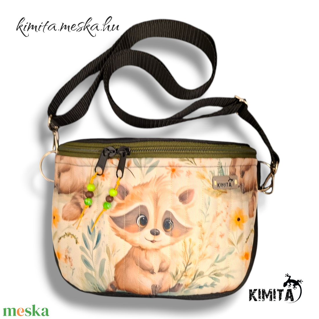 Mosómacis crossbody táska - táska & tok - kézitáska & válltáska - vállon átvethető táska - Meska.hu
