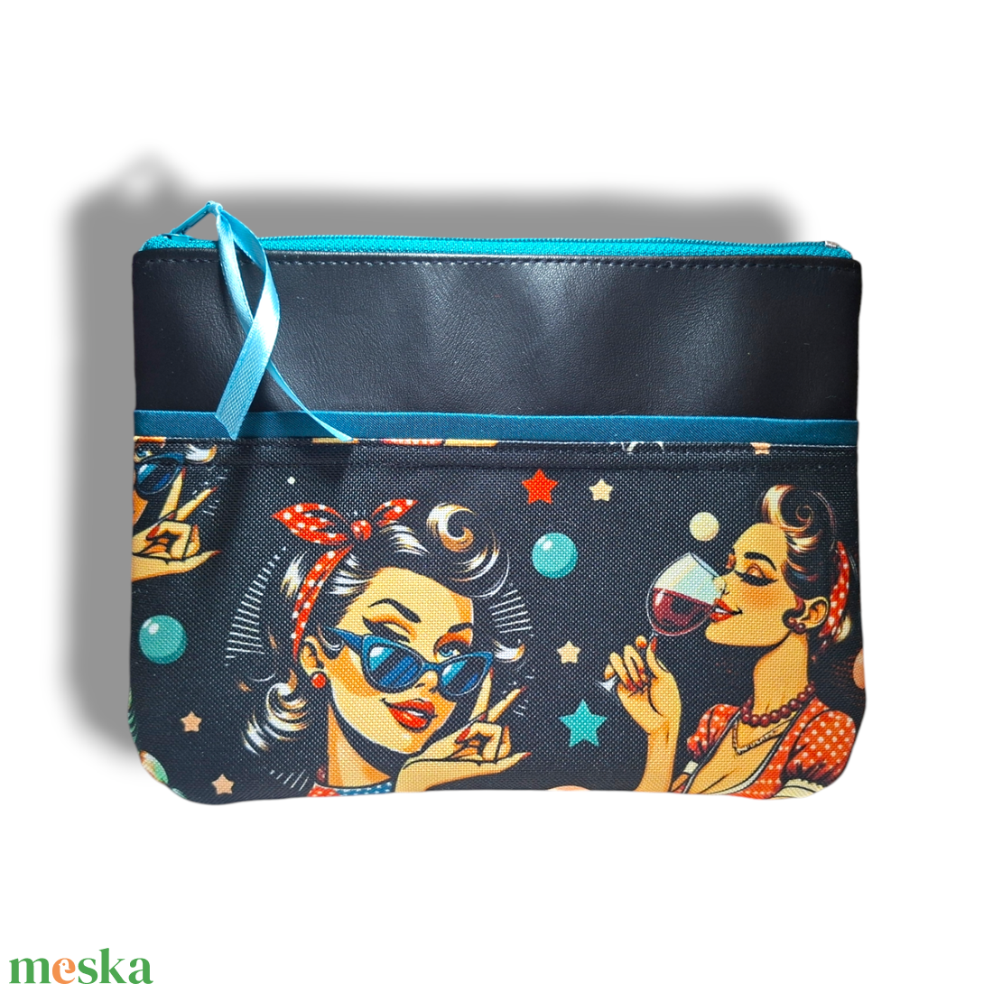 Neszesszer - rockabilly  - táska & tok - neszesszer - Meska.hu