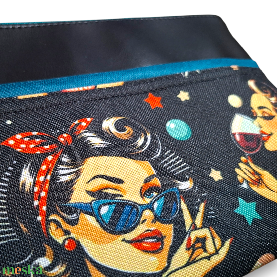 Neszesszer - rockabilly  - táska & tok - neszesszer - Meska.hu