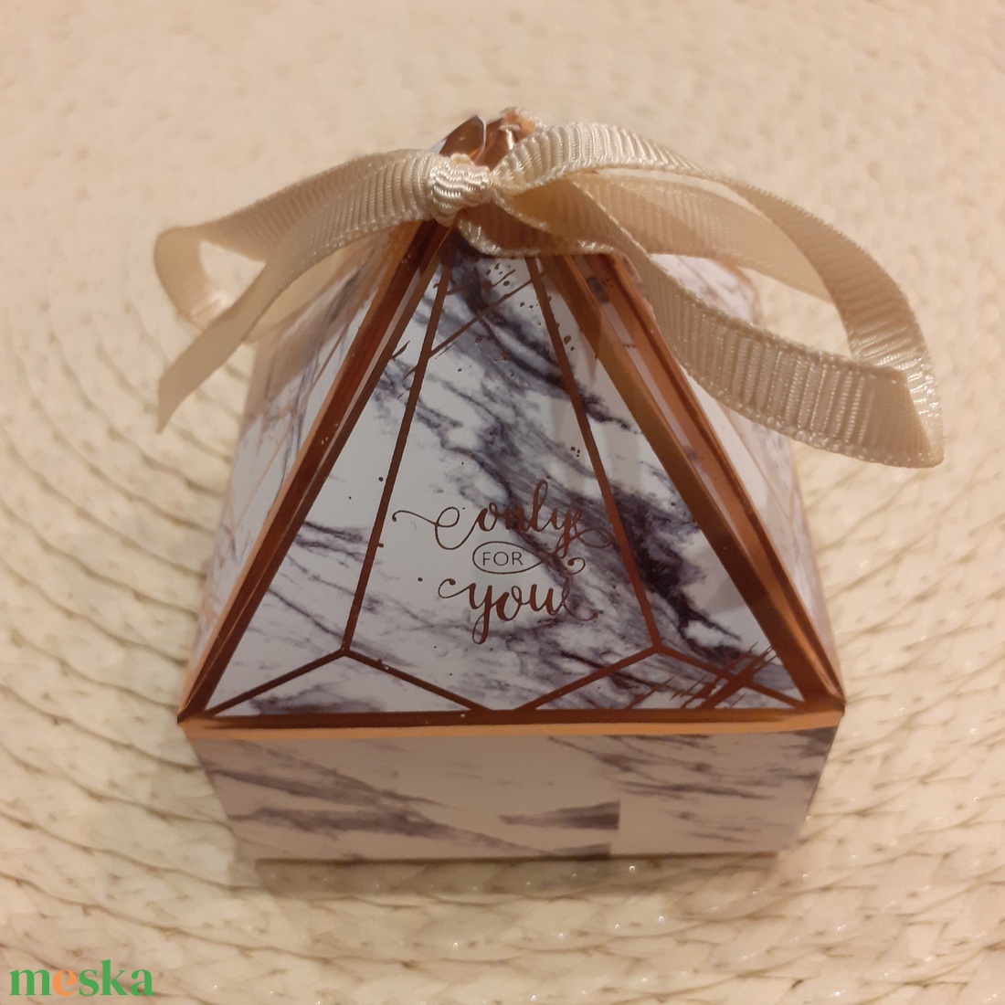 Neves rózsakvarc ásvány karkötő - ékszer - karkötő - névre szóló karkötő - Meska.hu