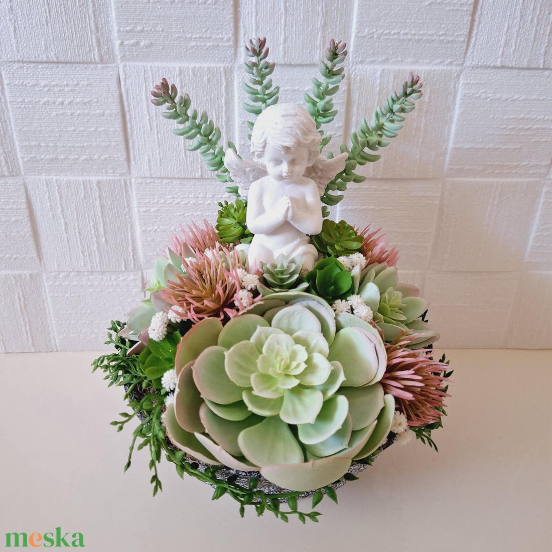 Különleges,tartós sírdísz angyalkával - otthon & életmód - vallás - temetkezési tárgy - sírdísz, kegyeleti dísz - Meska.hu Különleges,tartós sírdísz angyalkával - otthon & életmód - vallás - temetkezési tárgy - sírdísz, kegyeleti dísz - Meska.hu