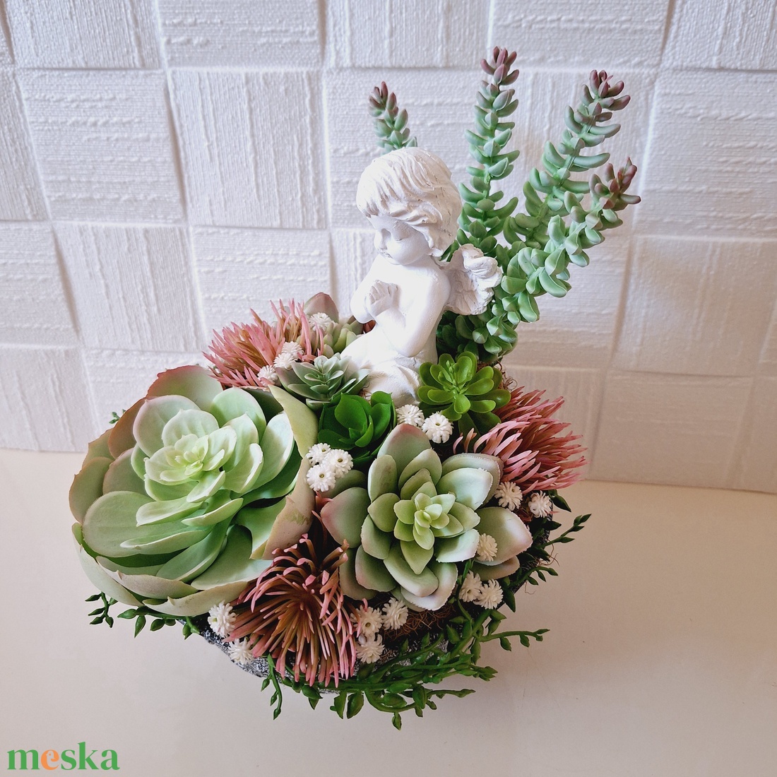 Különleges,tartós sírdísz angyalkával - otthon & életmód - vallás - temetkezési tárgy - sírdísz, kegyeleti dísz - Meska.hu Különleges,tartós sírdísz angyalkával - otthon & életmód - vallás - temetkezési tárgy - sírdísz, kegyeleti dísz - Meska.hu