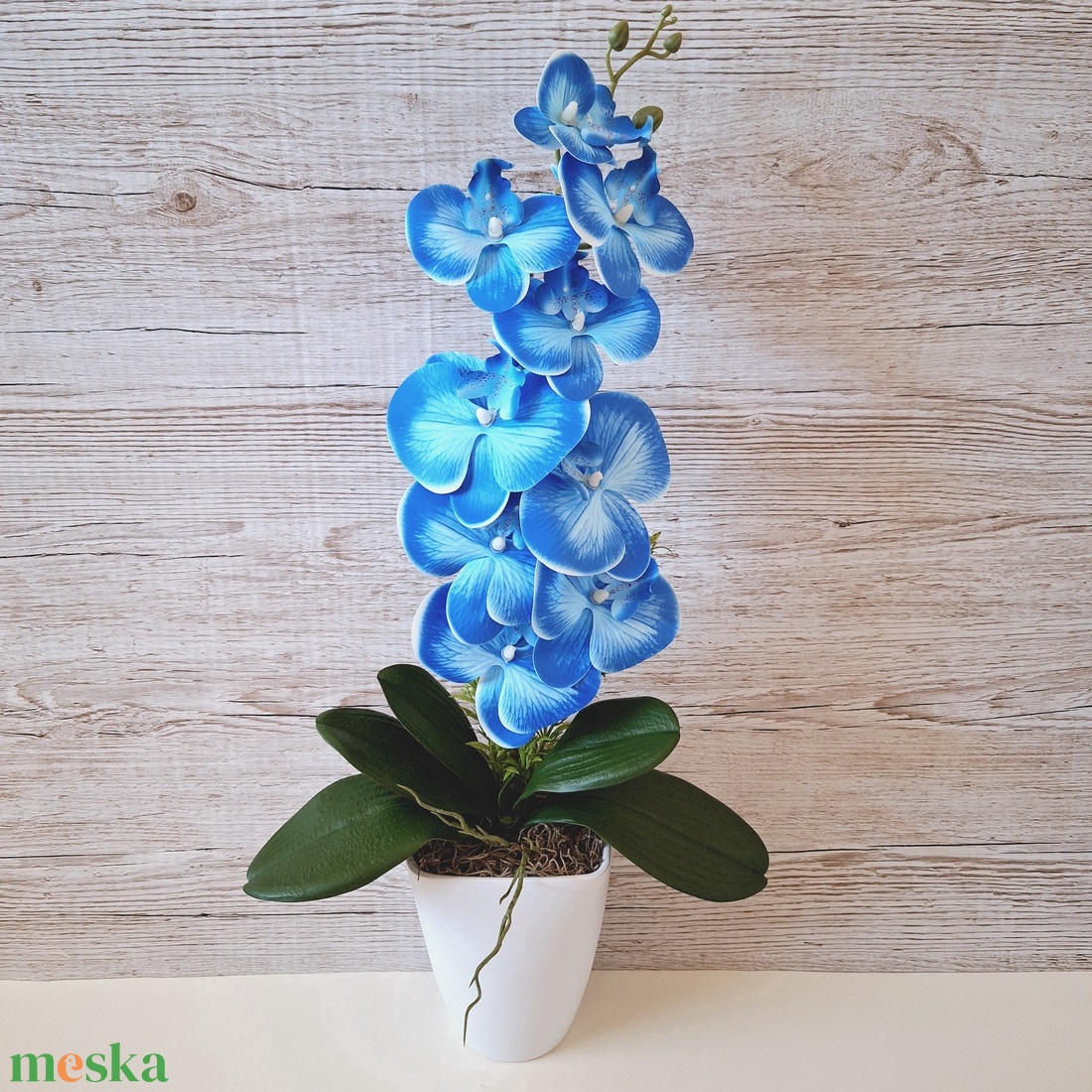 Orchidea dekoráció kerámia kaspóban-kék - otthon & életmód - dekoráció - asztal és polc dekoráció - asztaldísz - Meska.hu Orchidea dekoráció kerámia kaspóban-kék - otthon & életmód - dekoráció - asztal és polc dekoráció - asztaldísz - Meska.hu