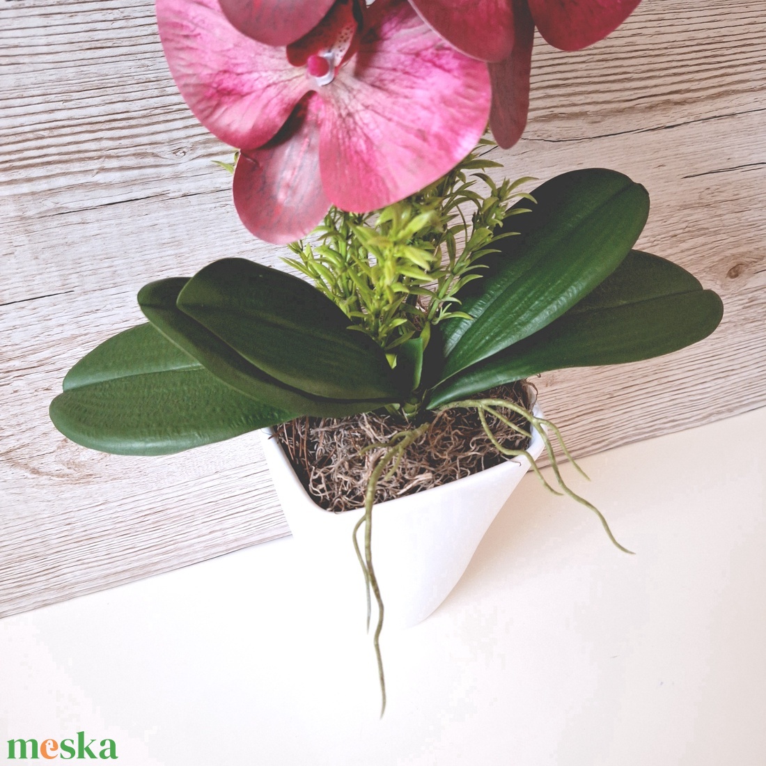 Orchidea dekoráció kerámia kaspóban II. - otthon & életmód - dekoráció - asztal és polc dekoráció - asztaldísz - Meska.hu Orchidea dekoráció kerámia kaspóban II. - otthon & életmód - dekoráció - asztal és polc dekoráció - asztaldísz - Meska.hu