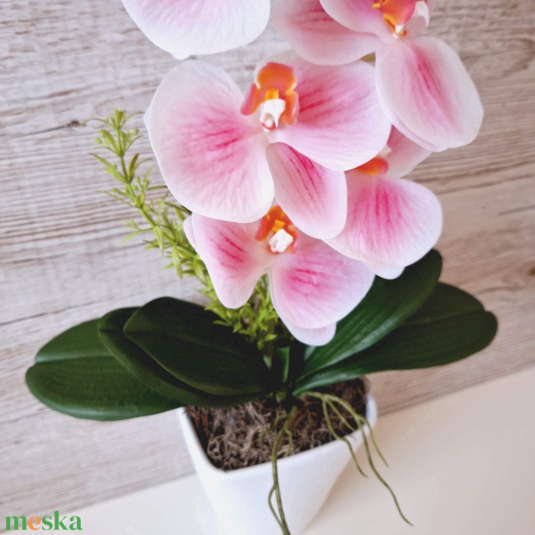 Orchidea dekoráció kerámia kaspóban I. - otthon & életmód - dekoráció - asztal és polc dekoráció - asztaldísz - Meska.hu Orchidea dekoráció kerámia kaspóban I. - otthon & életmód - dekoráció - asztal és polc dekoráció - asztaldísz - Meska.hu