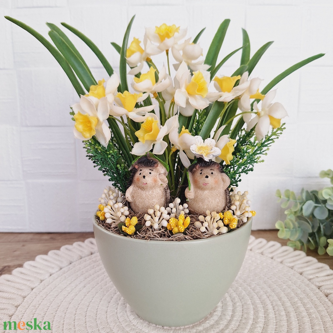Tavaszi dekoráció cuki sünikkel - otthon & életmód - dekoráció - asztal és polc dekoráció - asztaldísz - Meska.hu Tavaszi dekoráció cuki sünikkel - otthon & életmód - dekoráció - asztal és polc dekoráció - asztaldísz - Meska.hu