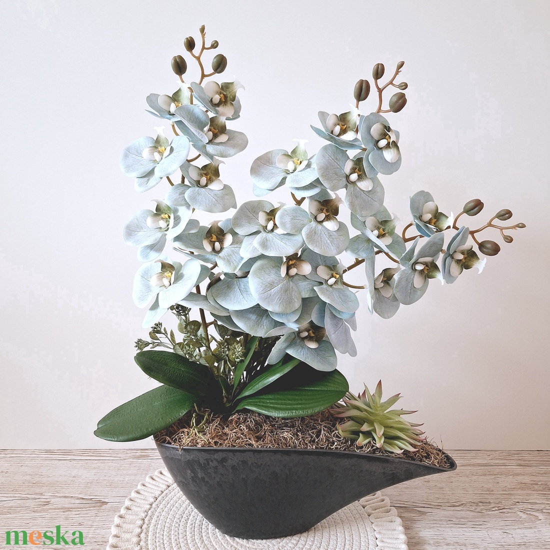 Különleges orchidea dekoráció  - otthon & életmód - dekoráció - asztal és polc dekoráció - asztaldísz - Meska.hu