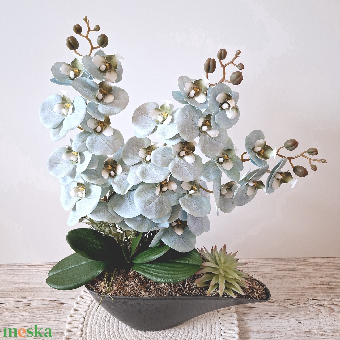 Különleges orchidea dekoráció  - otthon & életmód - dekoráció - asztal és polc dekoráció - asztaldísz - Meska.hu