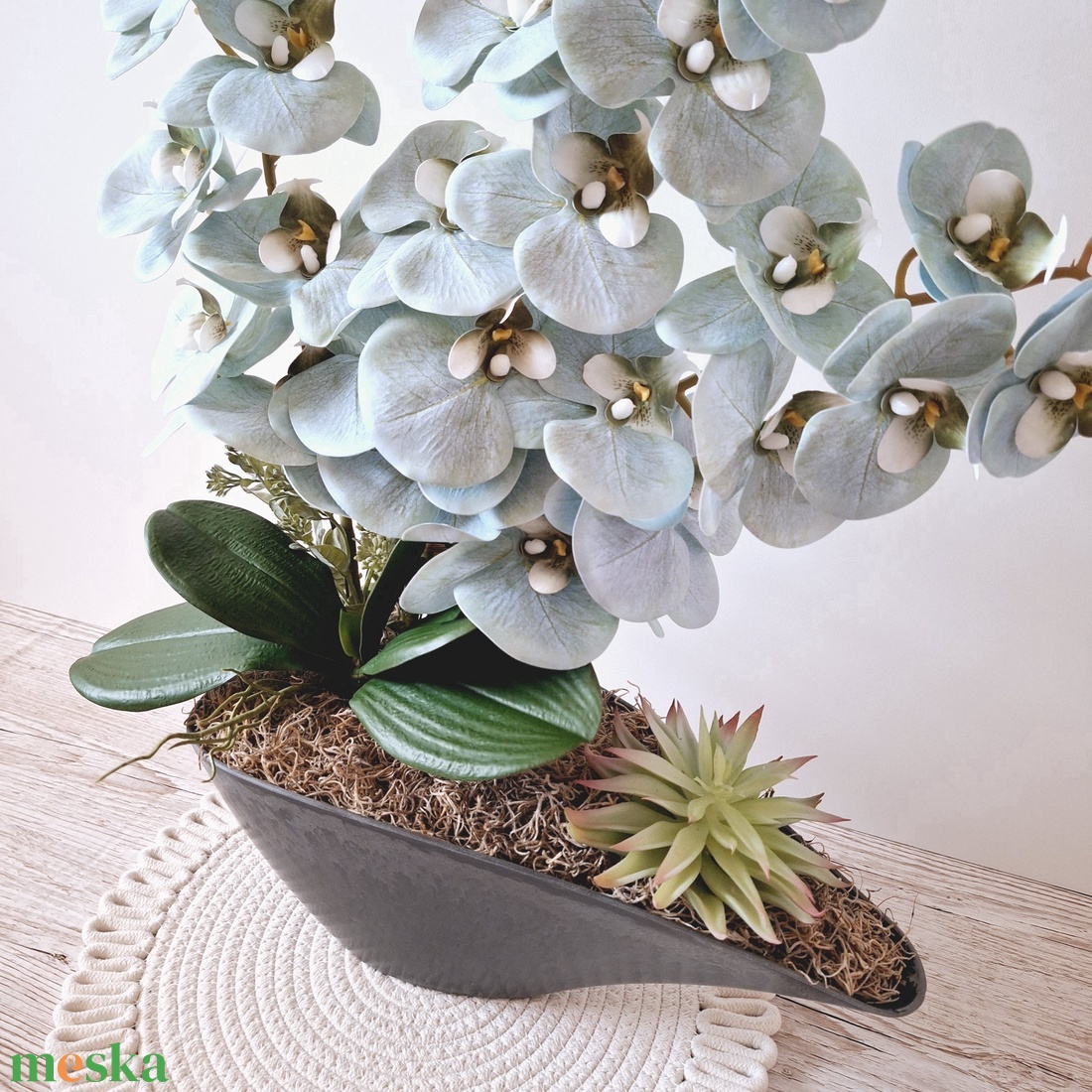 Különleges orchidea dekoráció  - otthon & életmód - dekoráció - asztal és polc dekoráció - asztaldísz - Meska.hu