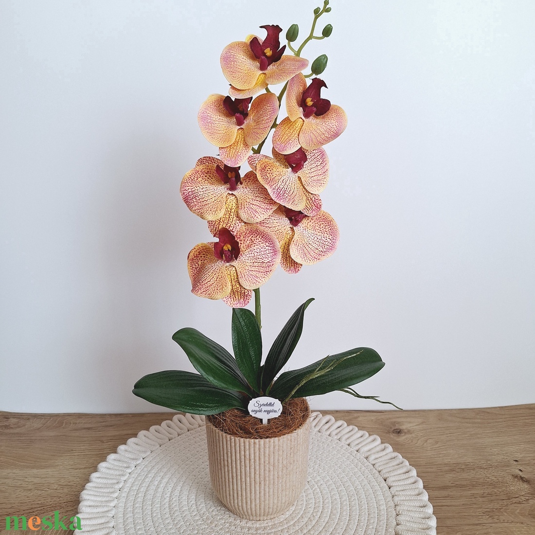 Élethű orchidea dekoráció - otthon & életmód - dekoráció - asztal és polc dekoráció - asztaldísz - Meska.hu Élethű orchidea dekoráció - otthon & életmód - dekoráció - asztal és polc dekoráció - asztaldísz - Meska.hu