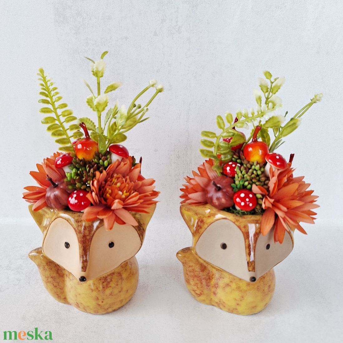 Cuki őszi dekoráció rókás kaspóban - otthon & életmód - dekoráció - asztal és polc dekoráció - asztaldísz - Meska.hu Cuki őszi dekoráció rókás kaspóban - otthon & életmód - dekoráció - asztal és polc dekoráció - asztaldísz - Meska.hu
