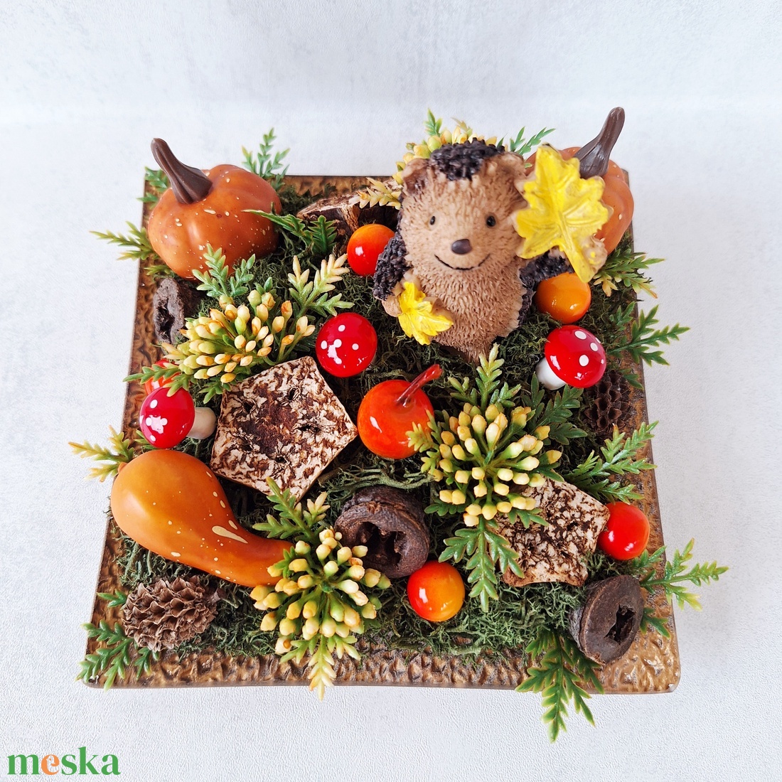 Sünis őszi dekoráció II. - otthon & életmód - dekoráció - asztal és polc dekoráció - asztaldísz - Meska.hu Sünis őszi dekoráció II. - otthon & életmód - dekoráció - asztal és polc dekoráció - asztaldísz - Meska.hu