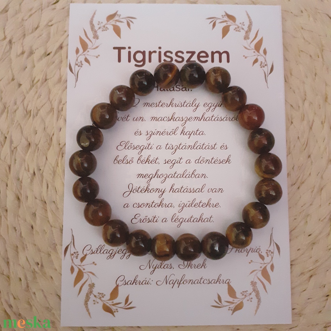 Tigrisszem ásvány karkötő - ékszer - karkötő - gyöngyös karkötő - Meska.hu Tigrisszem ásvány karkötő - ékszer - karkötő - gyöngyös karkötő - Meska.hu
