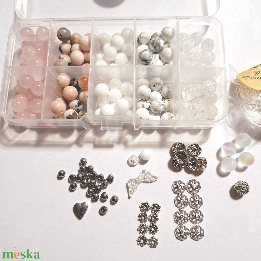 Ásványgyöngy készlet 2. - kellékek & szerszámok - gyöngyfűzés kellékek - féldrágakő - Meska.hu Ásványgyöngy készlet 2. - kellékek & szerszámok - gyöngyfűzés kellékek - féldrágakő - Meska.hu