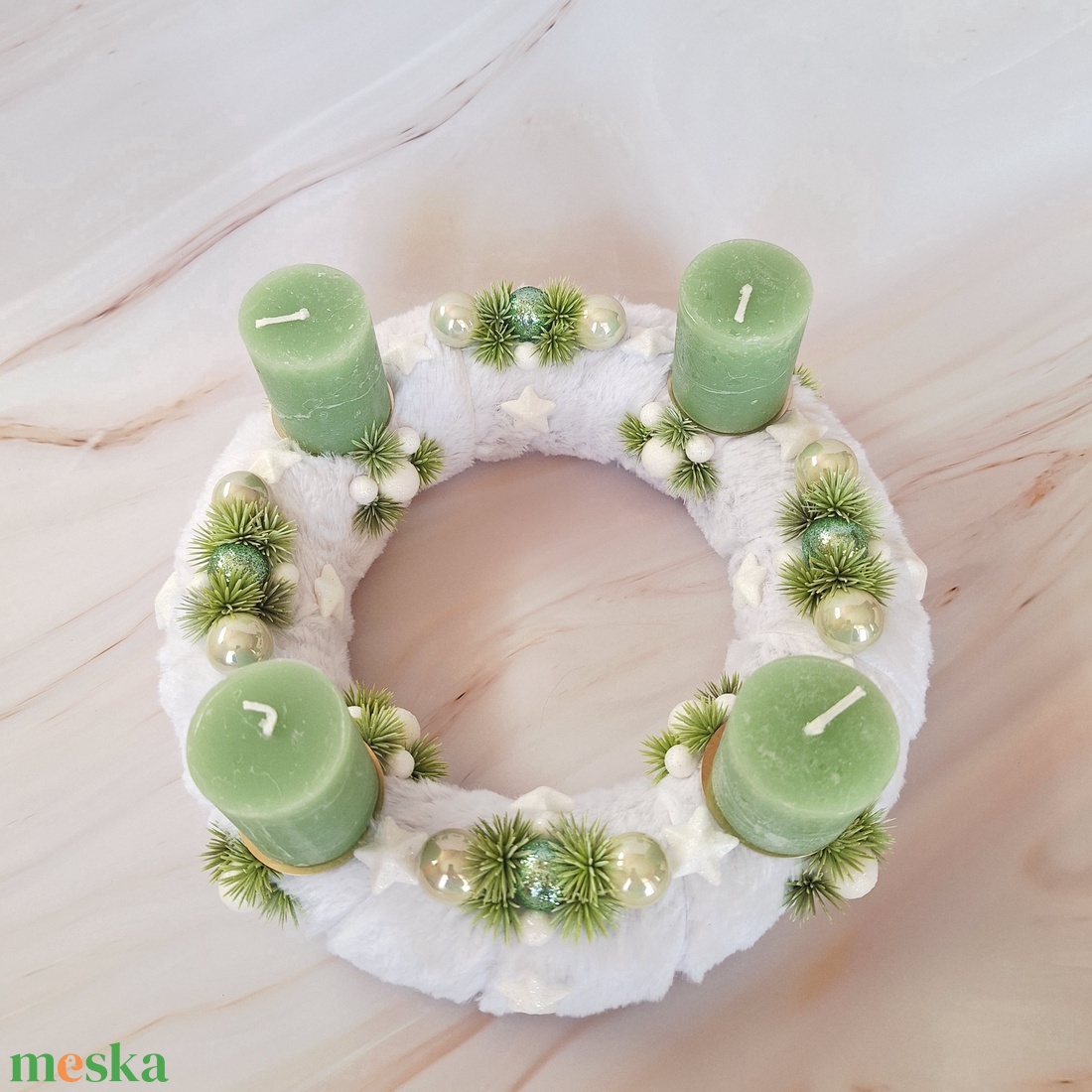 Adventi koszorú - karácsony - adventi díszek - adventi koszorú - Meska.hu