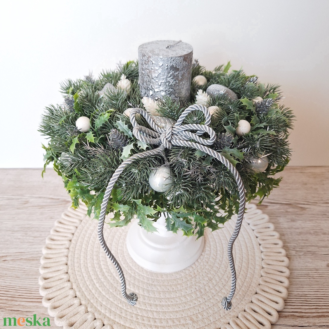 Talpas ünnepi asztaldísz - karácsony - adventi díszek - adventi gyertyadíszek és koszorúdíszek - Meska.hu