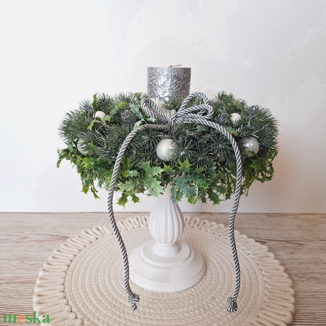 Talpas ünnepi asztaldísz - karácsony - adventi díszek - adventi gyertyadíszek és koszorúdíszek - Meska.hu