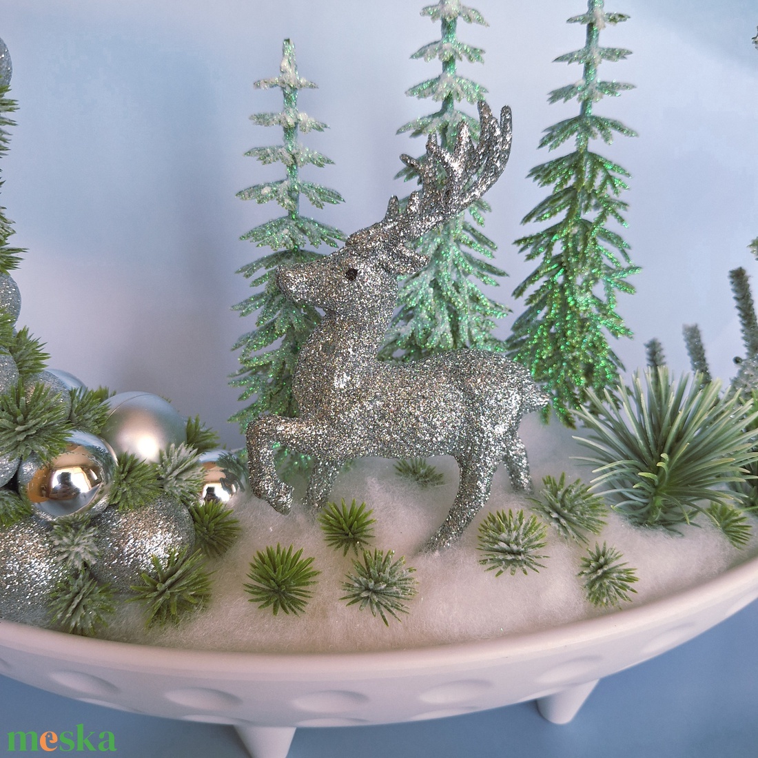 Ledes téli dekoráció III. - karácsony - karácsonyi lakásdekoráció - karácsonyi fénydekoráció - Meska.hu