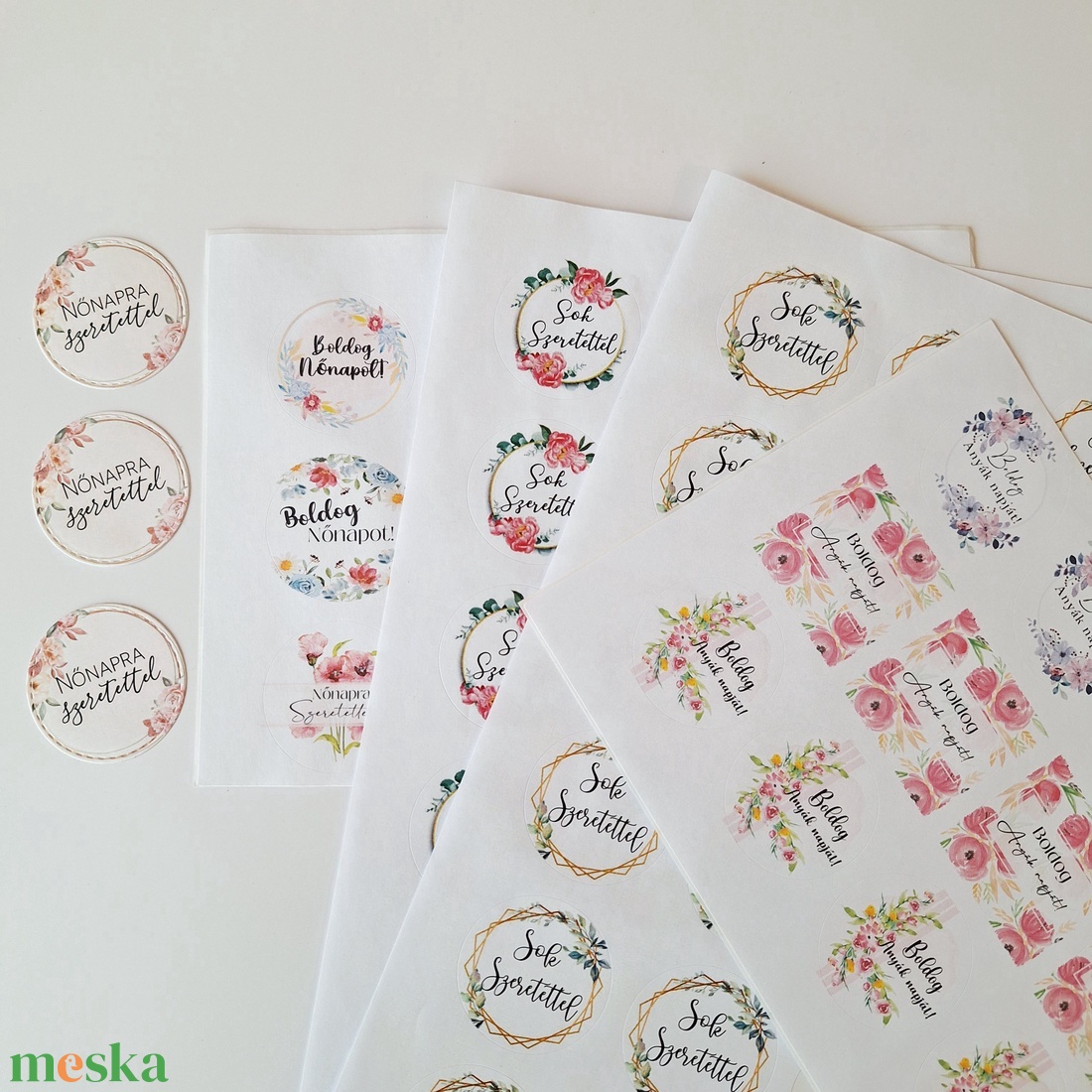 Élethű tulipánok virág táskában-krém - otthon & életmód - virágdekoráció - virágok - virágbox - Meska.hu