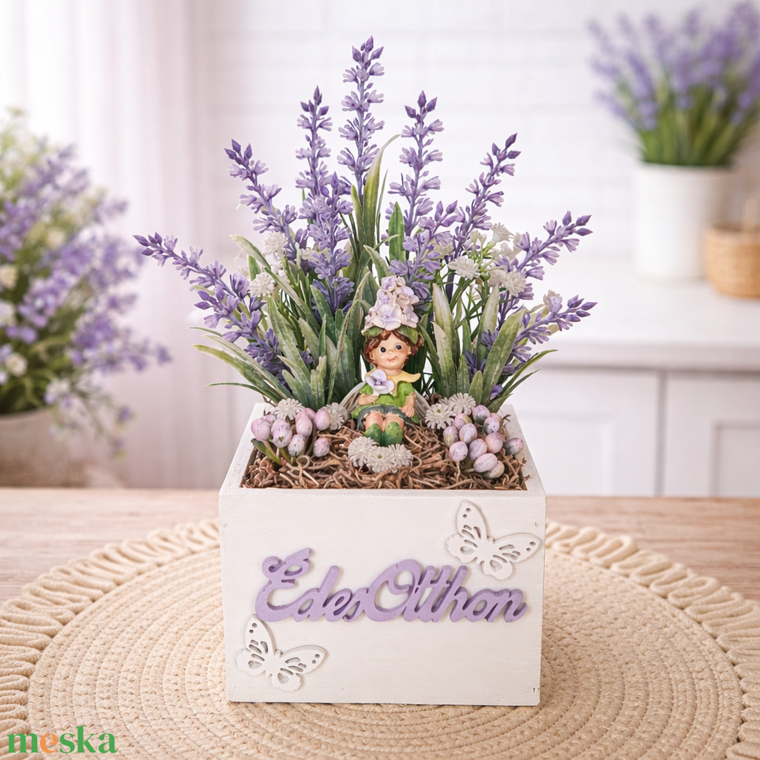 Levendulás dekoráció - otthon & életmód - dekoráció - asztal és polc dekoráció - asztaldísz - Meska.hu