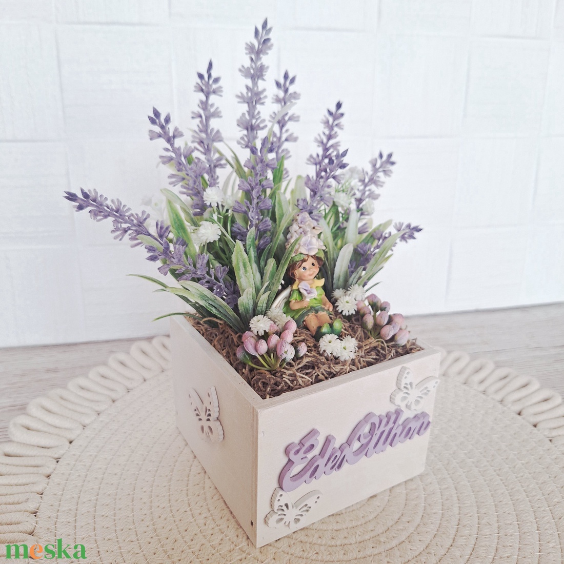 Levendulás dekoráció - otthon & életmód - dekoráció - asztal és polc dekoráció - asztaldísz - Meska.hu