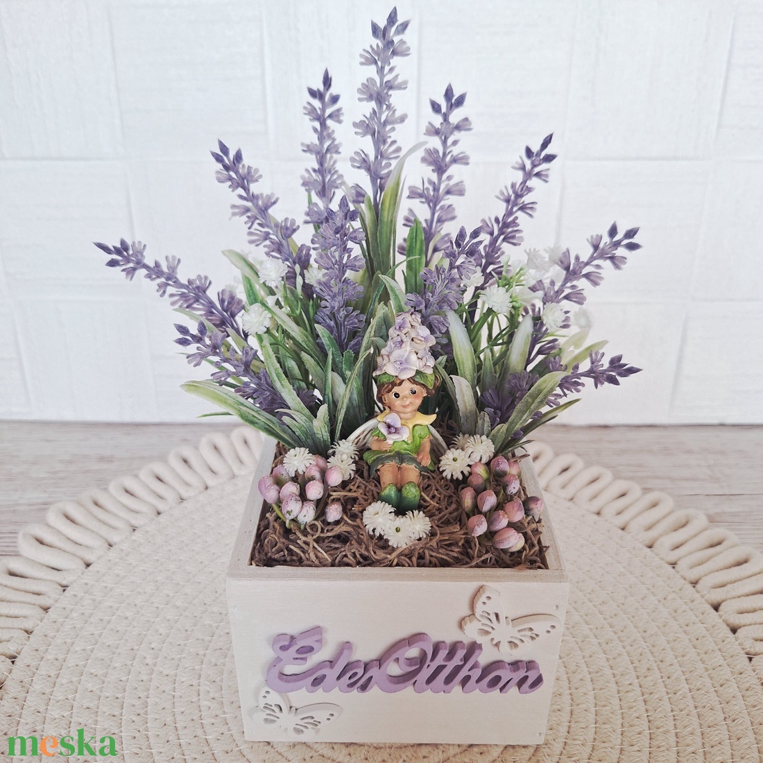 Levendulás dekoráció - otthon & életmód - dekoráció - asztal és polc dekoráció - asztaldísz - Meska.hu
