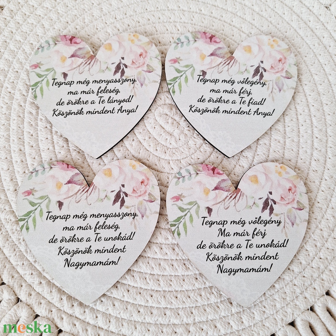 Szülőköszöntő virágbox selyemvirágokkal II. - esküvő - emlék & ajándék - köszönőajándék - Meska.hu