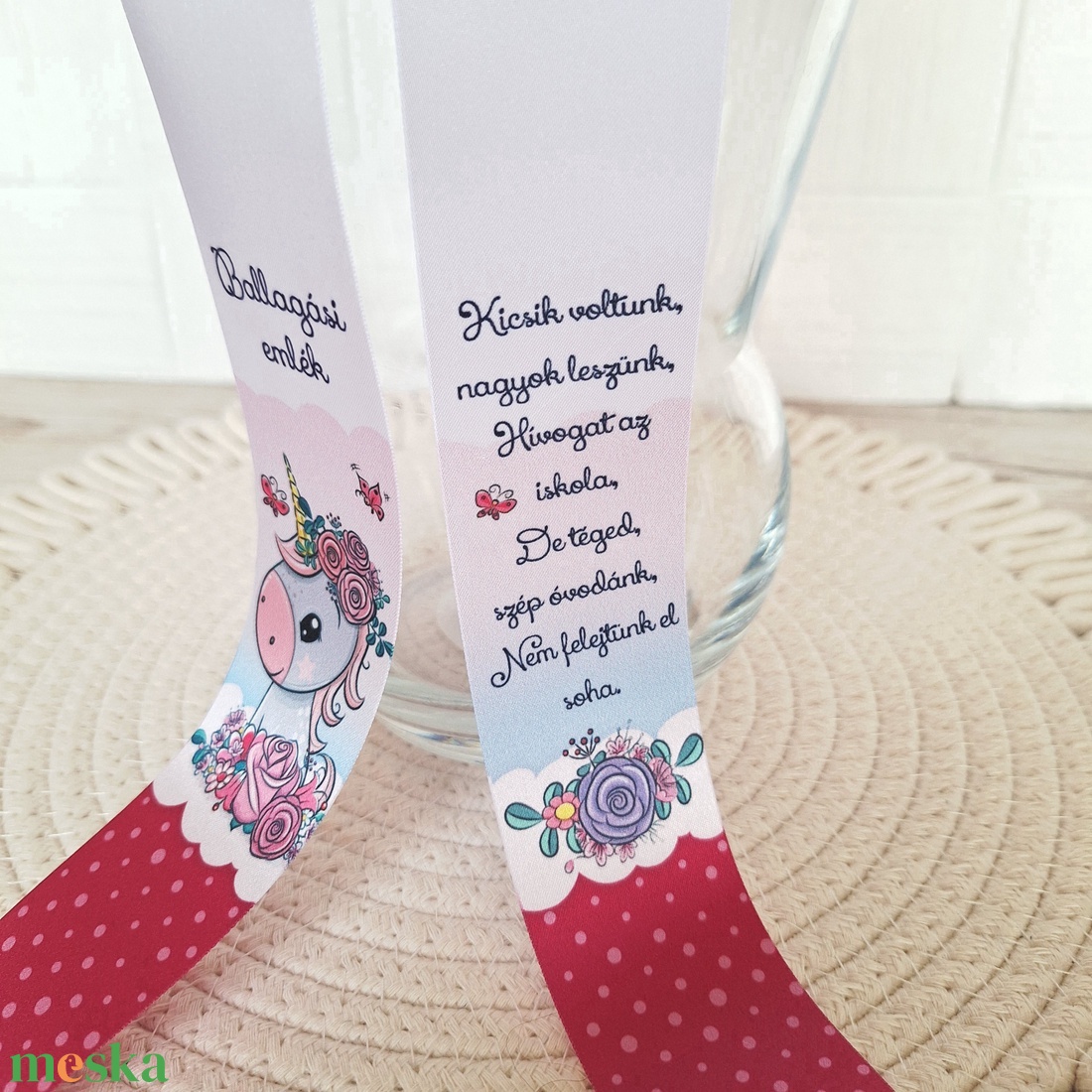 Ovis ballagási csokor plüss unikornissal II. - otthon & életmód - virágdekoráció - virágok - virágcsokor - Meska.hu