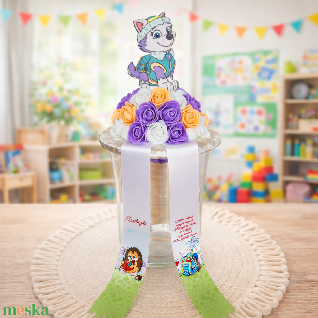 Ovis ballagási csokor - otthon & életmód - virágdekoráció - virágok - virágcsokor - Meska.hu