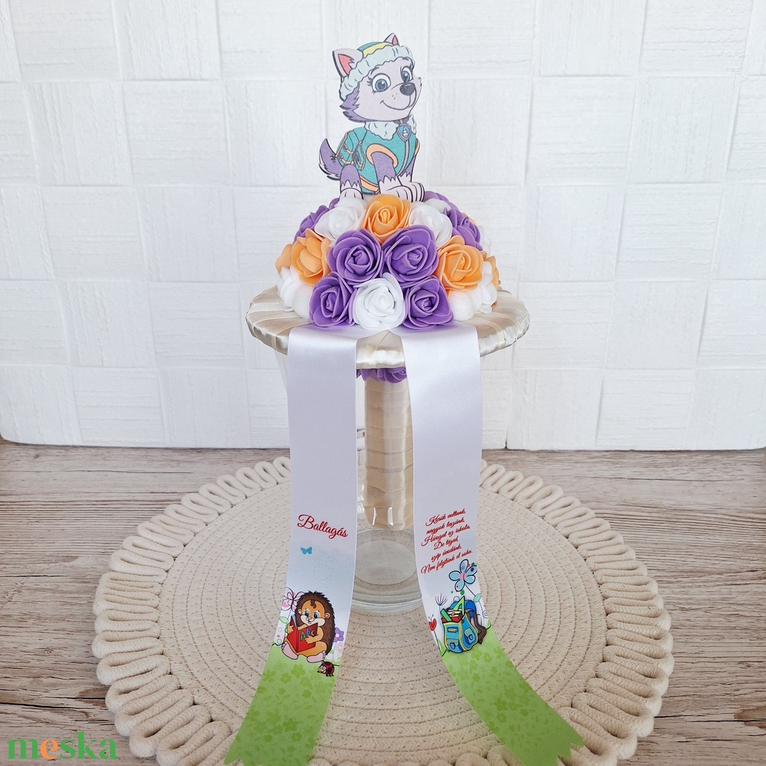 Ovis ballagási csokor - otthon & életmód - virágdekoráció - virágok - virágcsokor - Meska.hu