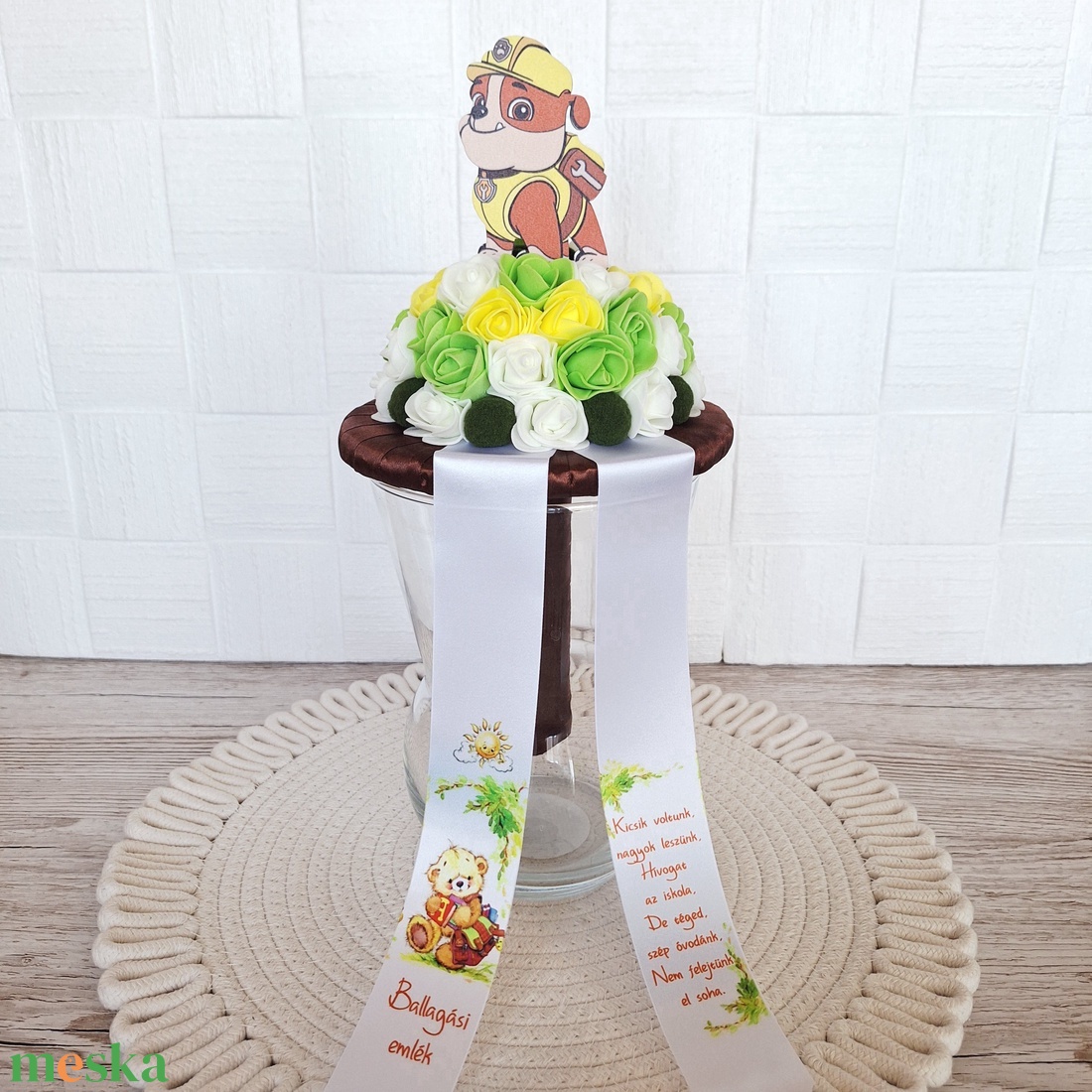 Ovis ballagási csokor - otthon & életmód - virágdekoráció - virágok - virágcsokor - Meska.hu