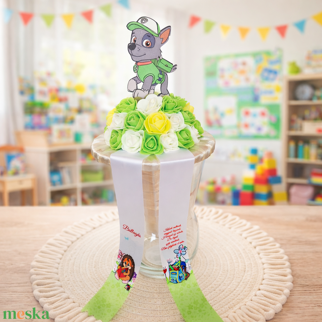 Ovis ballagási csokor - otthon & életmód - virágdekoráció - virágok - virágcsokor - Meska.hu