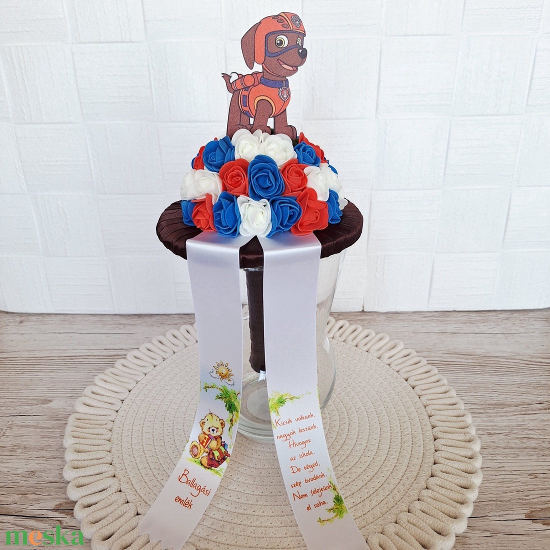 Ovis ballagási csokor - otthon & életmód - virágdekoráció - virágok - virágcsokor - Meska.hu