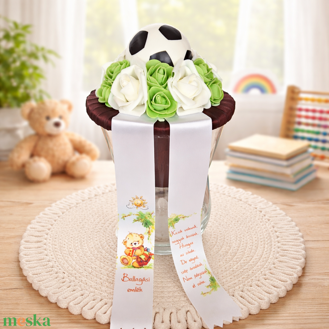 Focis ovis ballagási csokor-barna II. - otthon & életmód - virágdekoráció - virágok - virágcsokor - Meska.hu