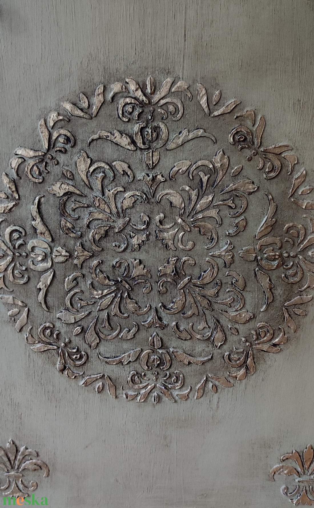 3D technikával díszített vintage éjjeli szekrény - otthon & életmód - bútor - szekrény - Meska.hu