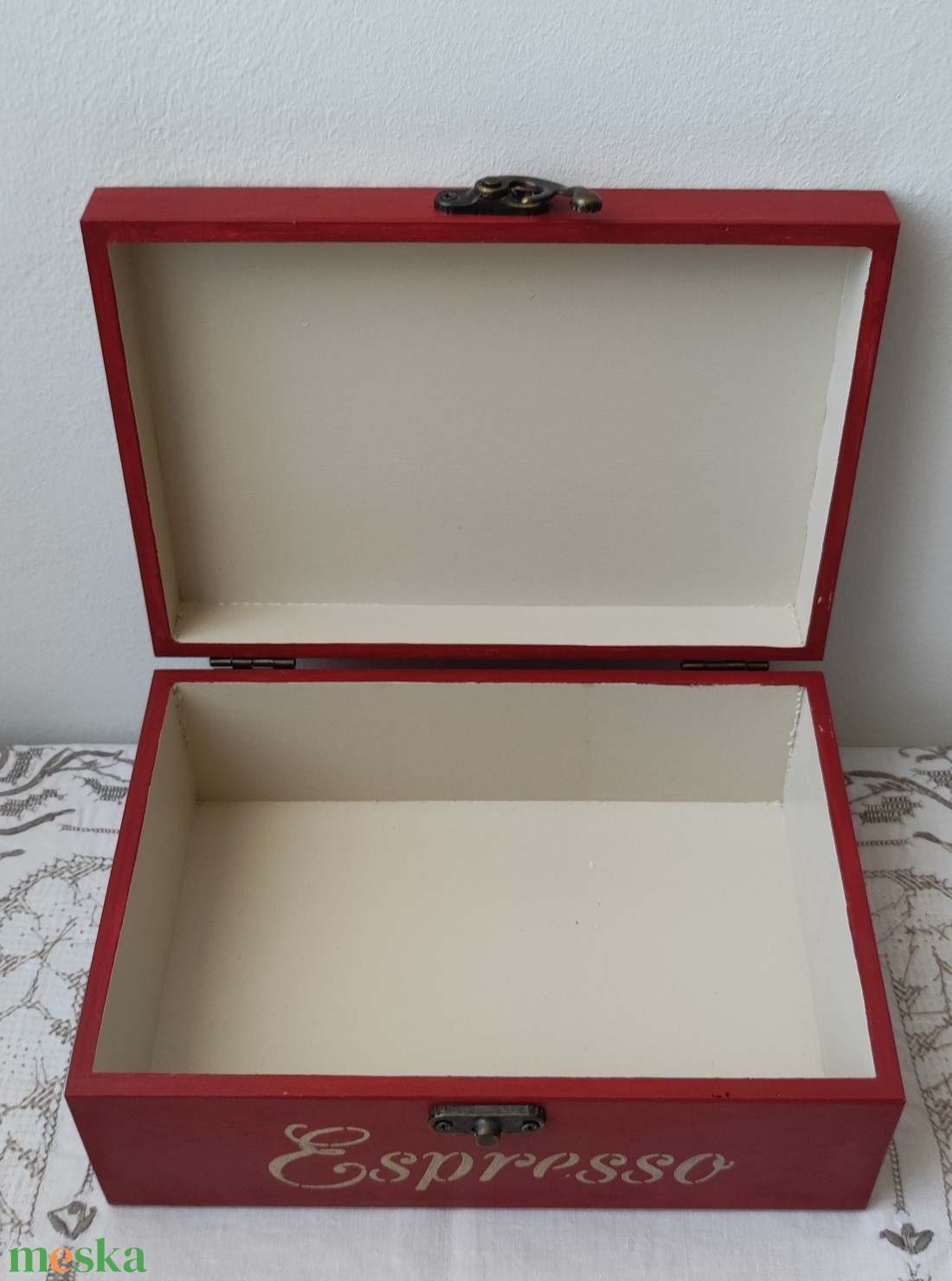 Kávékapszulás/teafilteres doboz/kávés doboz/teás doboz - otthon & életmód - konyhafelszerelés, tálalás - konyhai tárolás - tea & kávé tárolás - Meska.hu