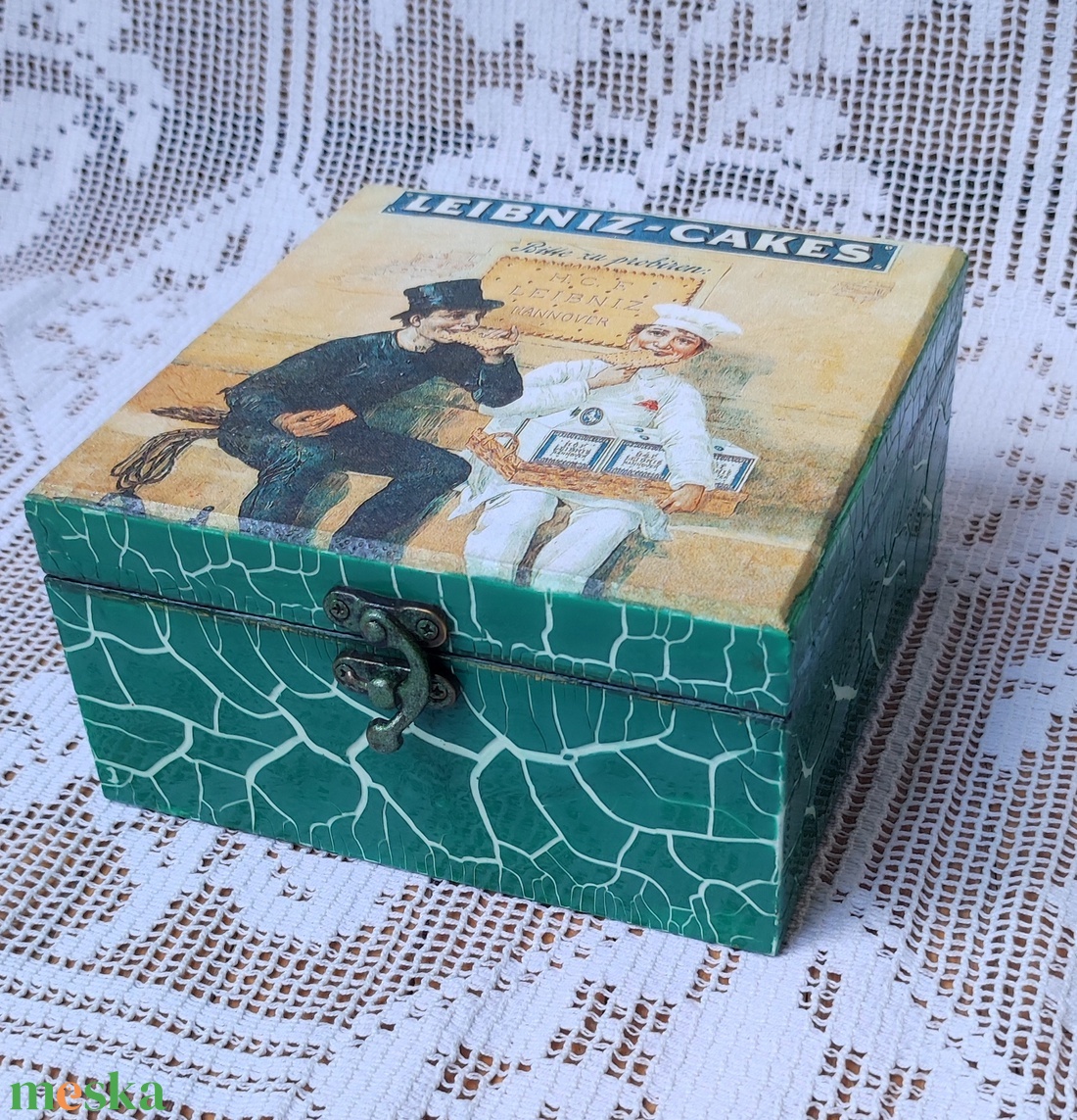 Kekszes doboz, sütis doboz, sütitartó - otthon & életmód - tárolás & rendszerezés - doboz - Meska.hu