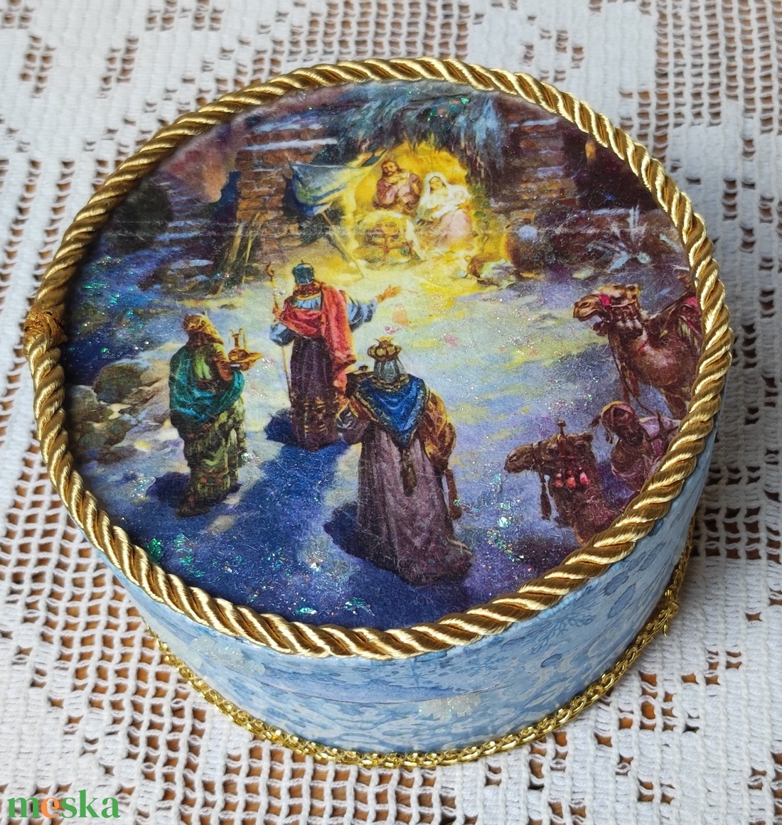 Betlehemi kördoboz - otthon & életmód - tárolás & rendszerezés - doboz - Meska.hu