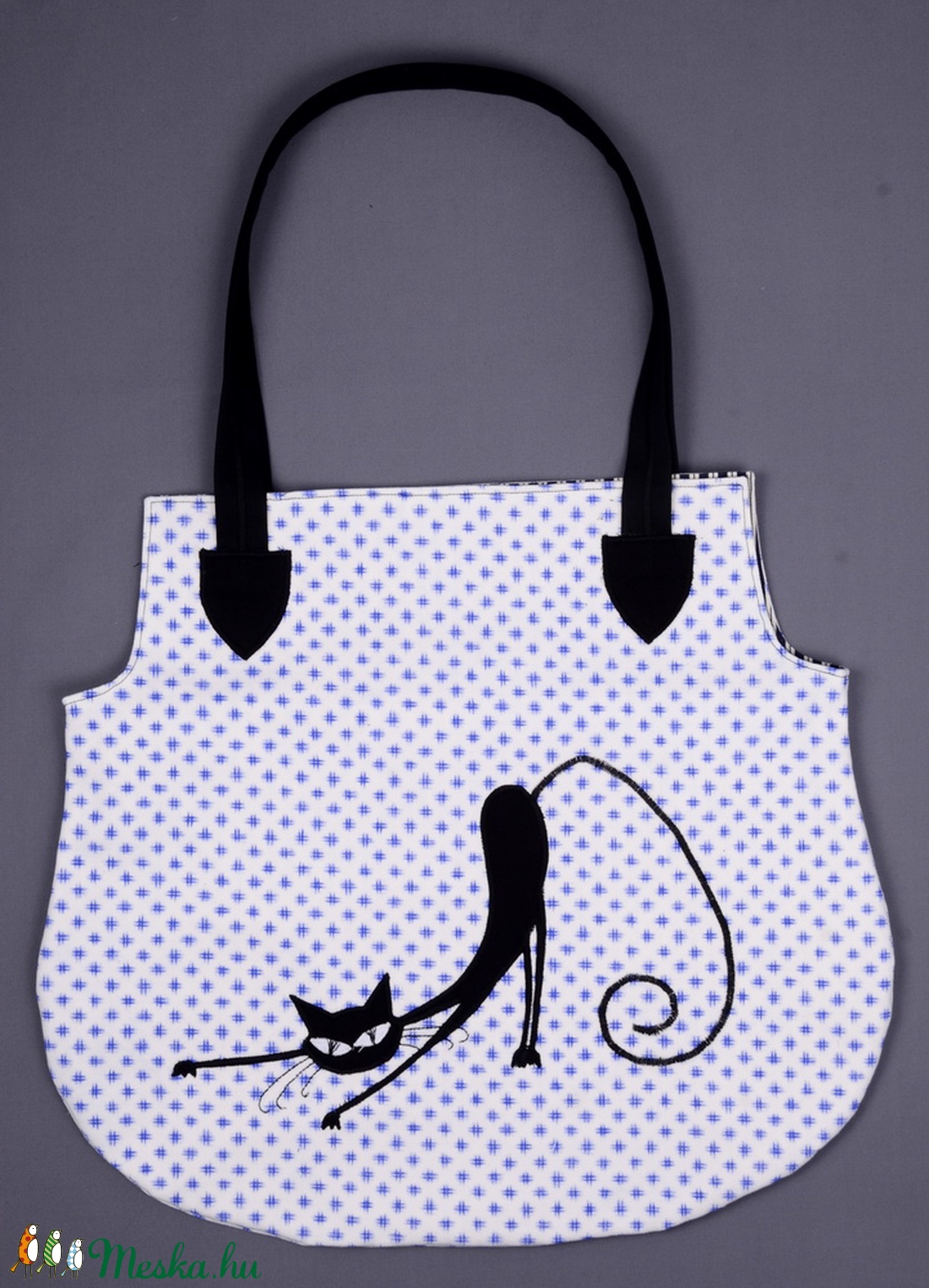 Macskás táska (nagy 4.) -  - Meska.hu