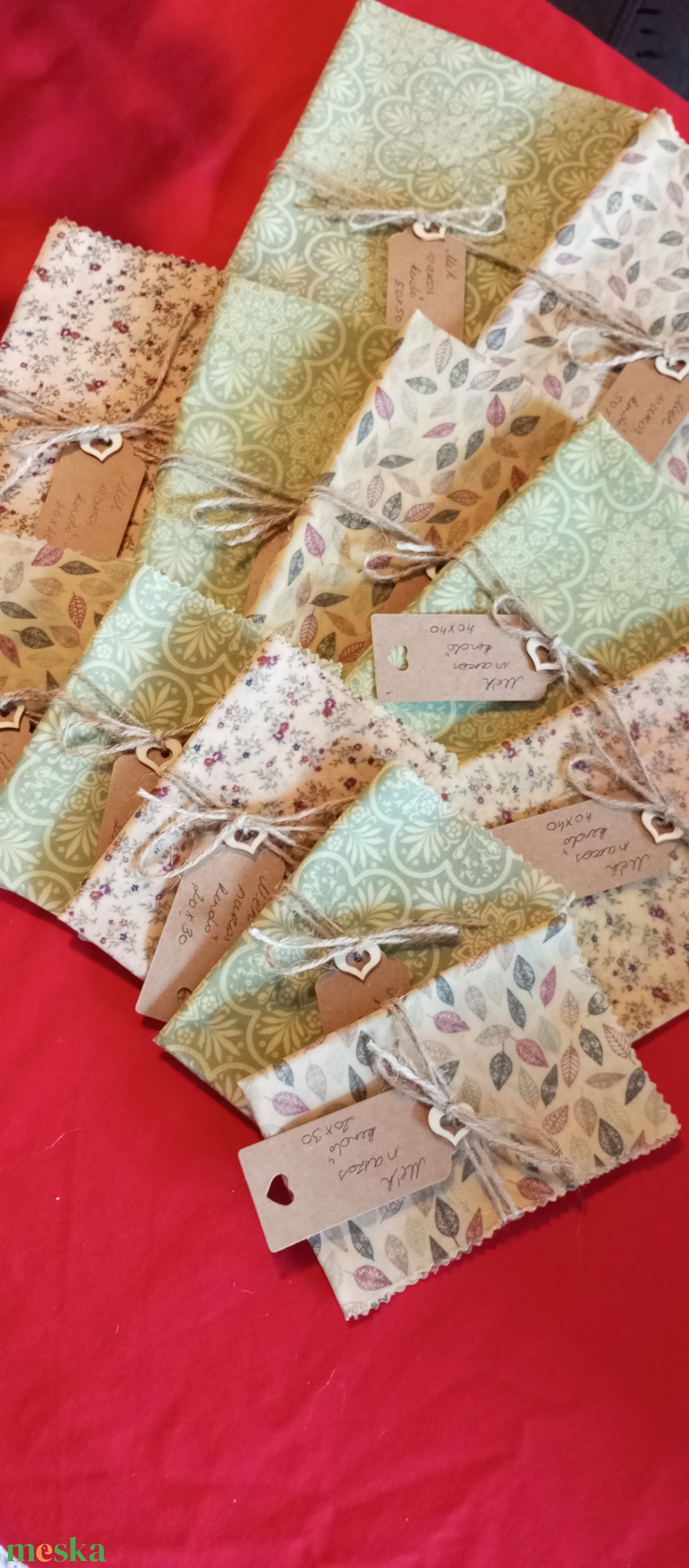 Méh viaszos kendő  - otthon & életmód - konyhafelszerelés, tálalás - konyhai textil - konyharuha & törlőkendő - Meska.hu