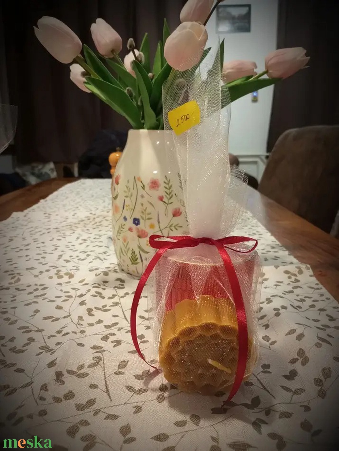 Méhviaszos ajándék  - kellékek & szerszámok - vegyes alapanyag - gyertya alapanyag - méhviasz gyertya alapanyag - Meska.hu